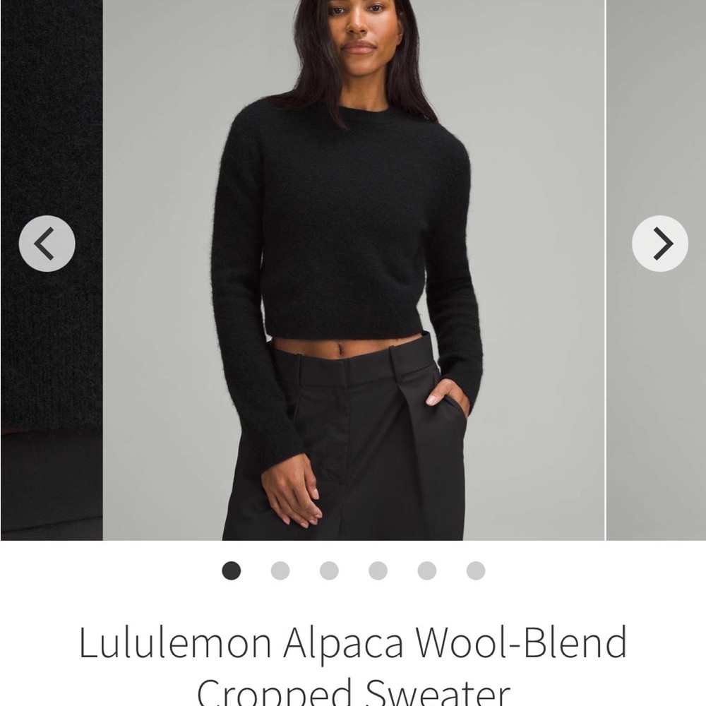Zara Black Crew Neck Sweater
